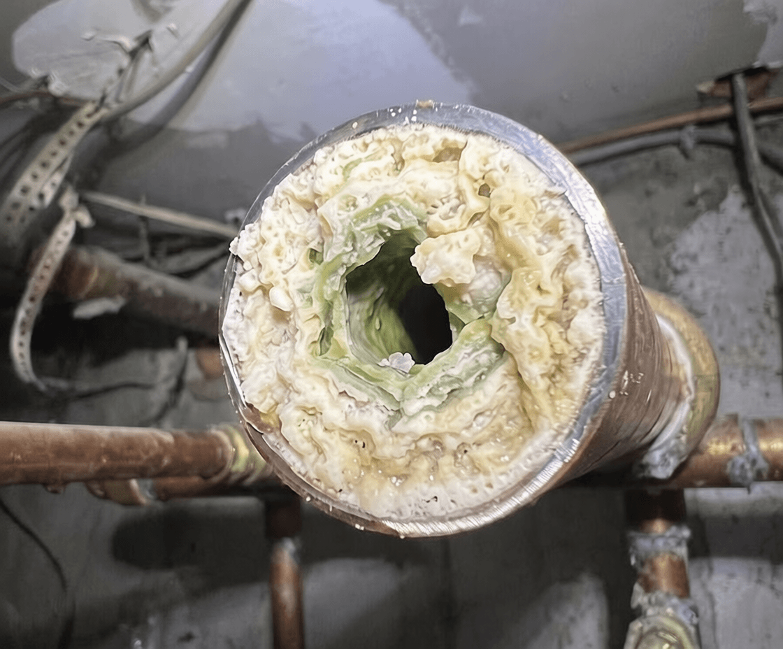 Scale inside water heater or appliance